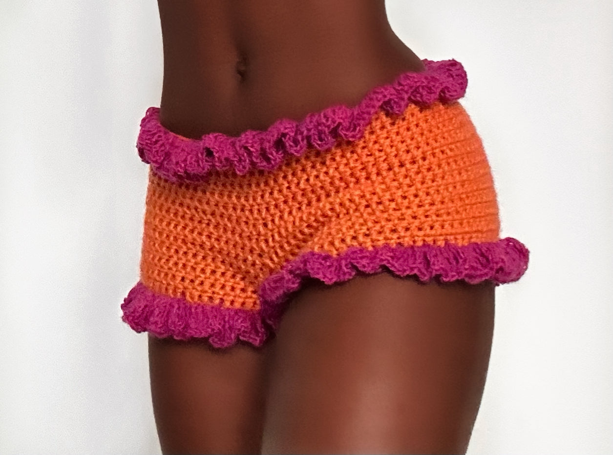 FRILL SHORTS CROCHET PATTERN